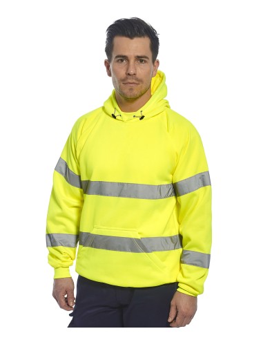 P-B304-Sweat-shirt à capuche de haute visibilité (C474) EN ISO 20471 CLASSE 3
